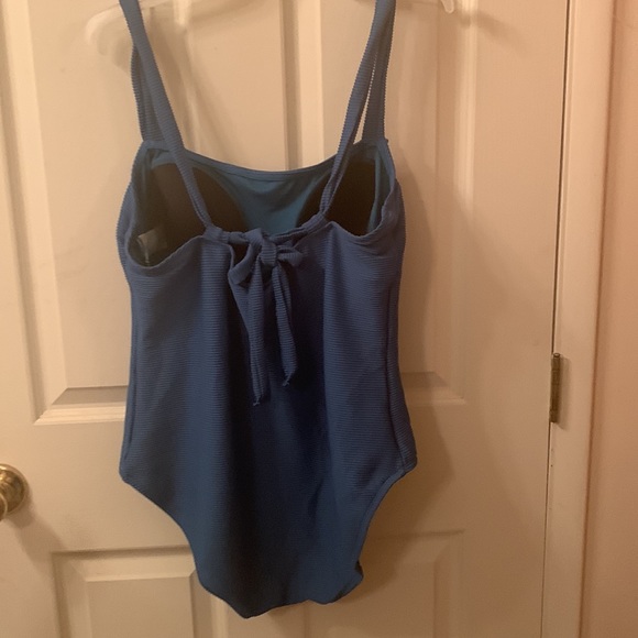 Swimsuit XL Blue Green One Piece Swimsuit - Picture 5 of 6